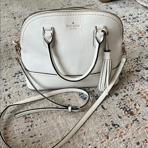 Kate Spade White Leather Handbag - Picture 1 of 4